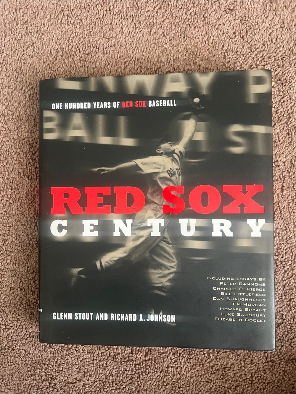Red Sox Century Hardcover Book - Black, Red, White Cover